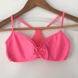 Pink Padded Bathing Suit Top